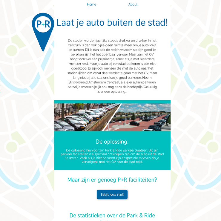 Leave your car web app screenshot